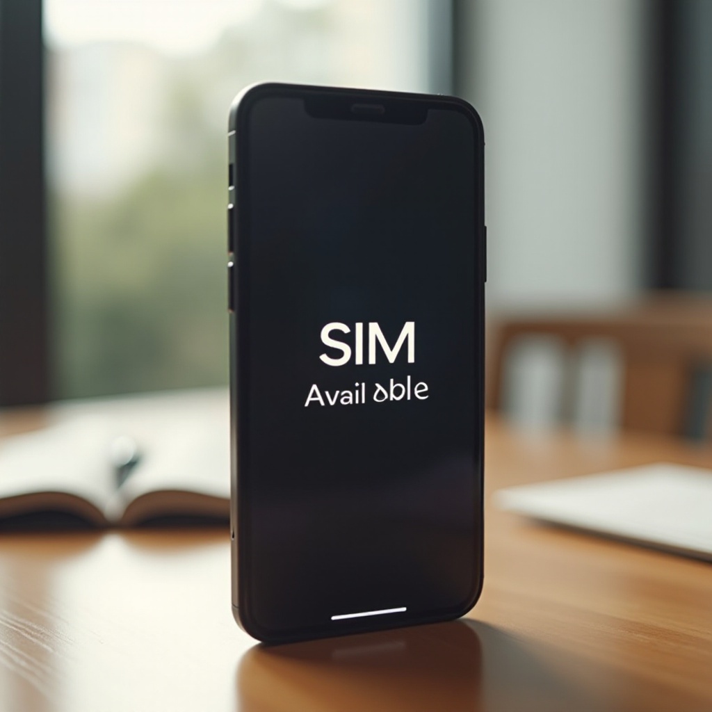 why is my phone saying no sim available iphone