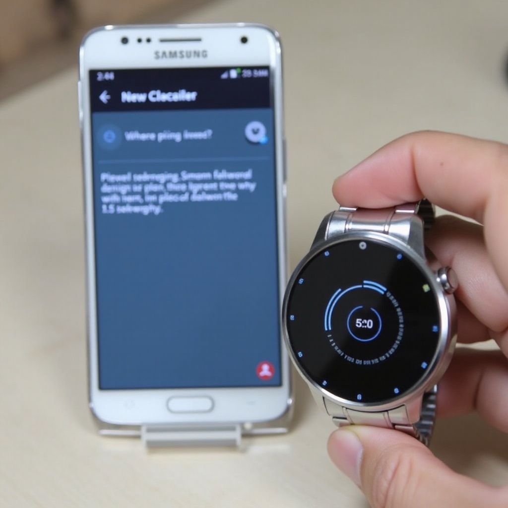 how to pair smart watch to samsung