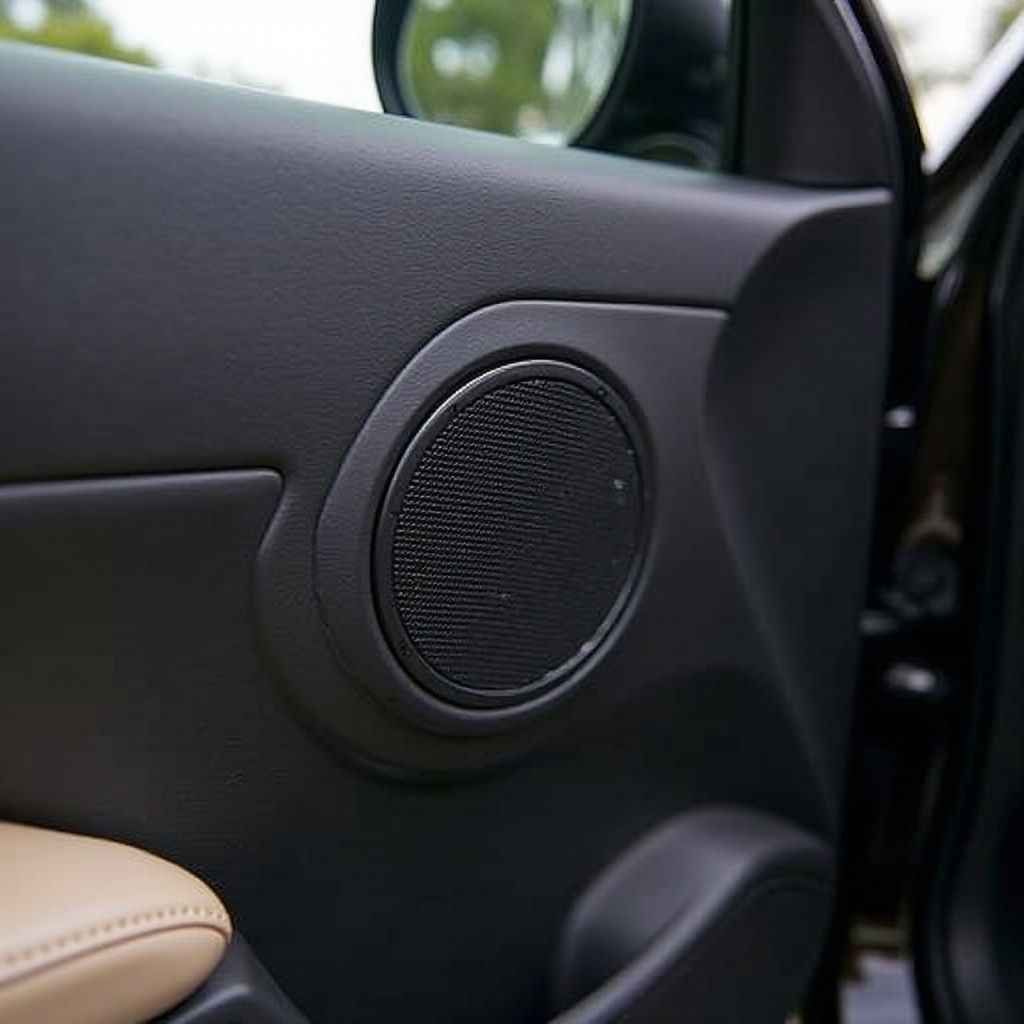 berapa ukuran speaker di nissan rogue 2011