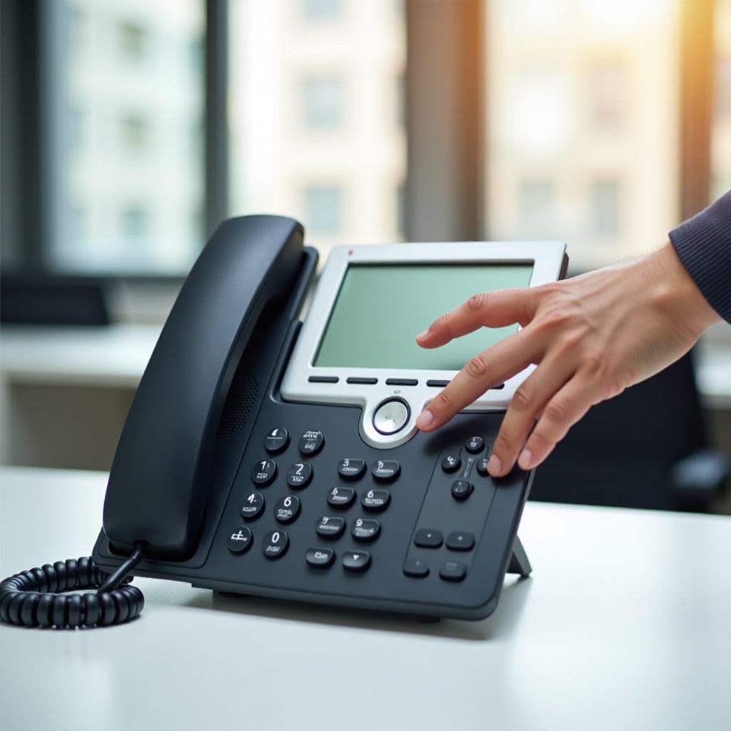 หน้าจอ Polycom VVX250 ไม่ทำงาน