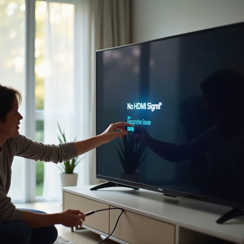 geen HDMI-signaal op Samsung TV