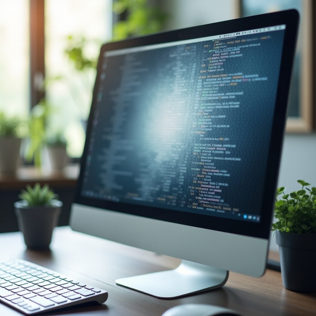 monitor display blurry