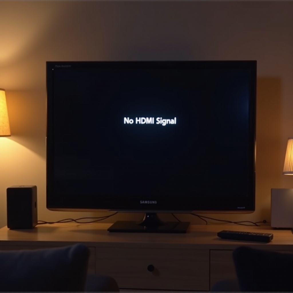 no hdmi signal on samsung tv