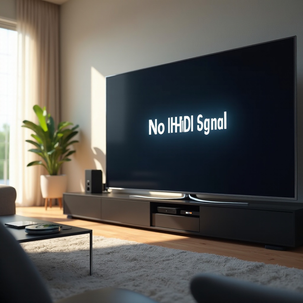 brak sygnału HDMI na telewizorze Samsung