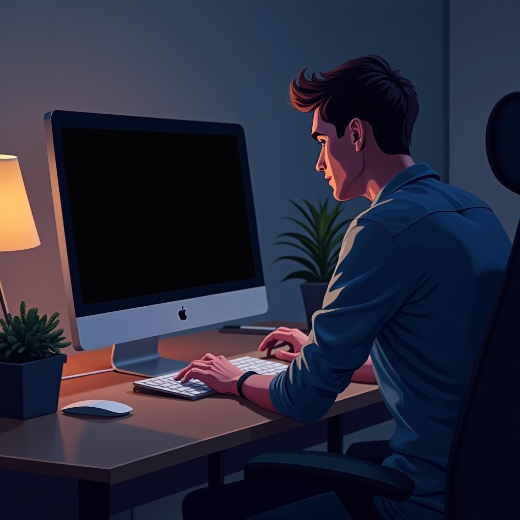 コンピューター ランダム ブラック スクリーン