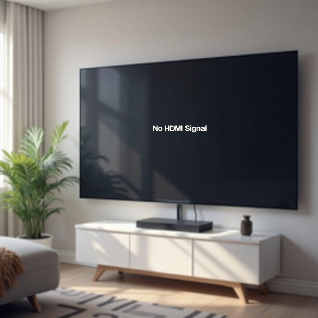 tidak ada sinyal hdmi di tv samsung