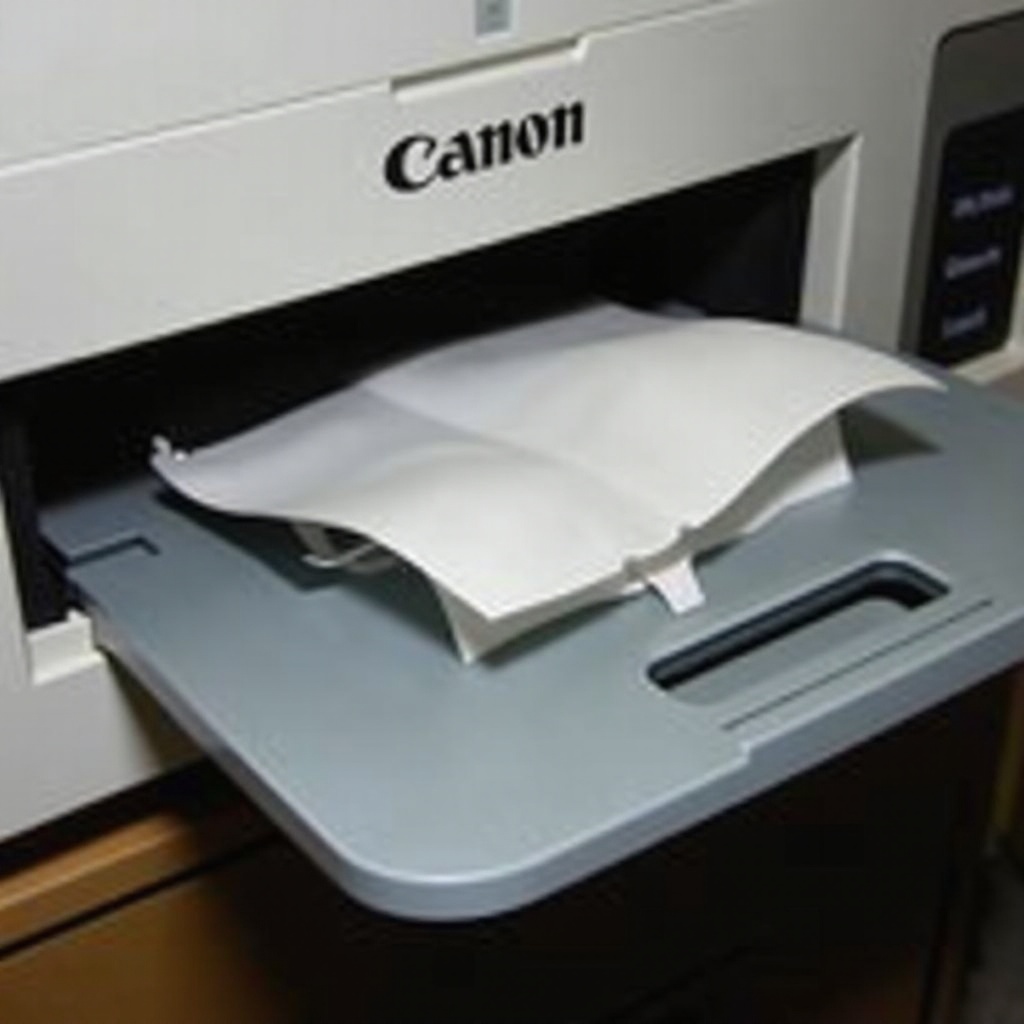 how to fix paper jam in canon printer
