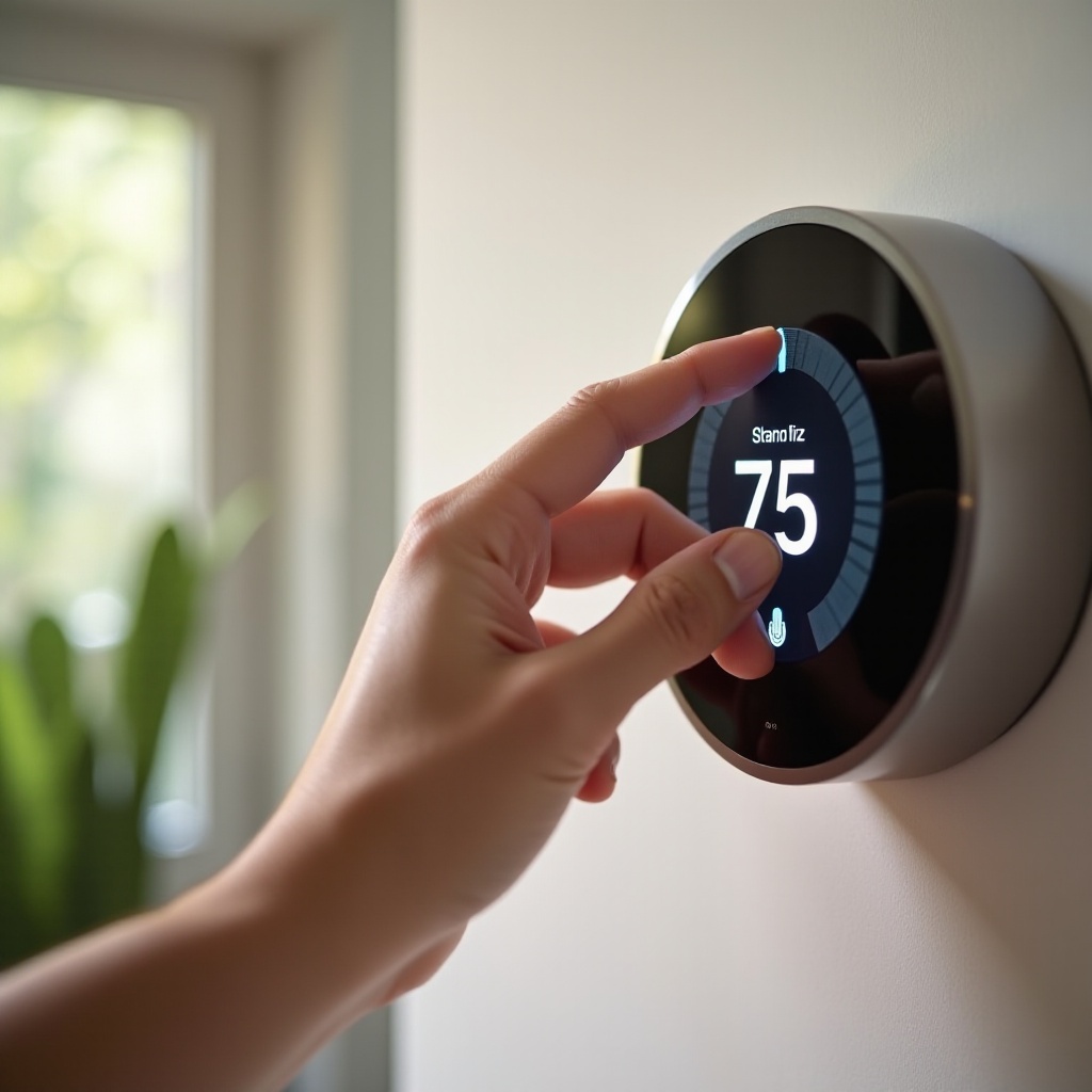 jak ustawić termostat Nest, aby utrzymać temperaturę