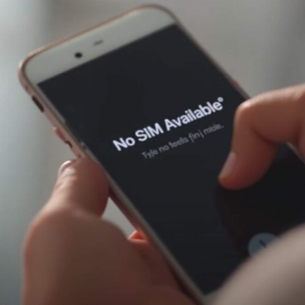 mengapa ponsel saya mengatakan tidak ada sim tersedia iphone