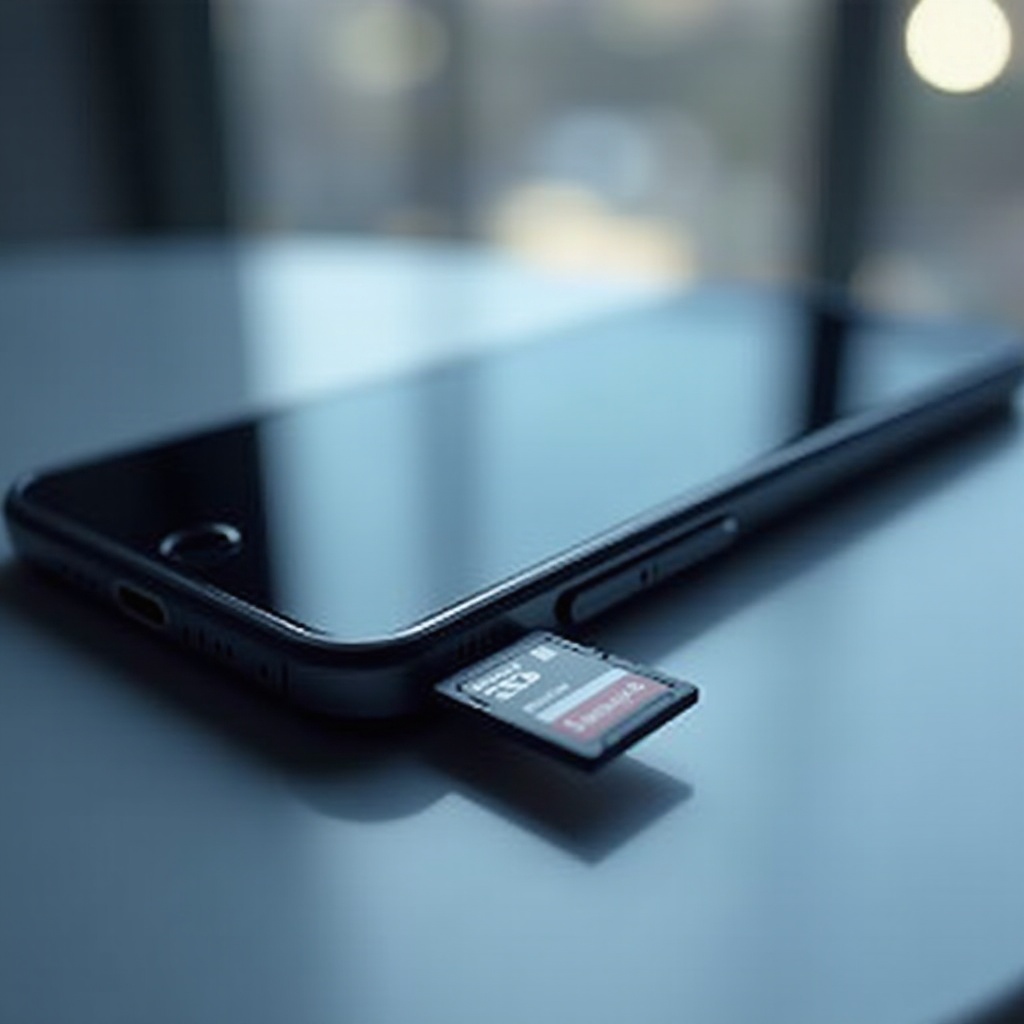 SD 카드가 있는 최고의 전화