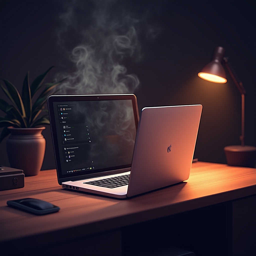 kannettava ylikuumenee ja sammuu