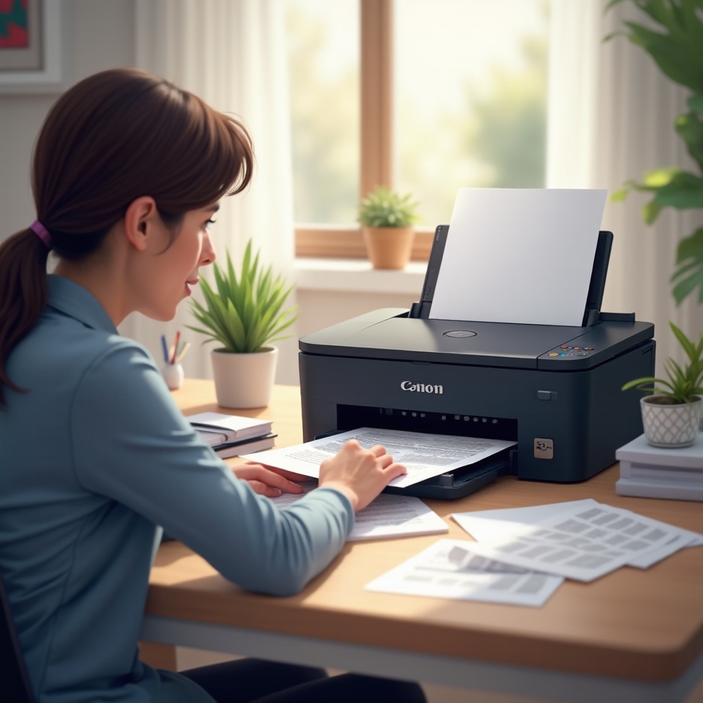 hoe papier vastgelopen in Canon-printer te verhelpen