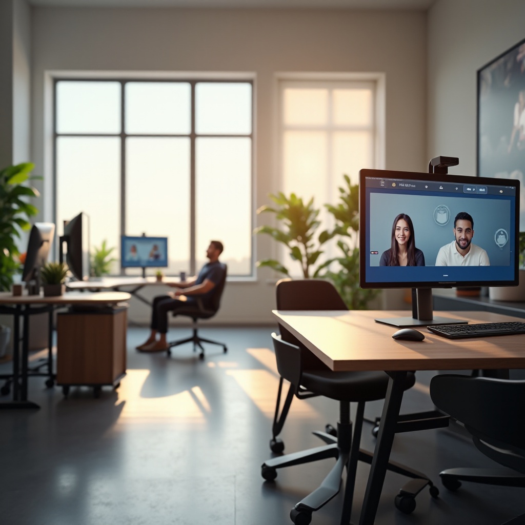 mój Zoom szwankuje w pracy, ale nie w domu