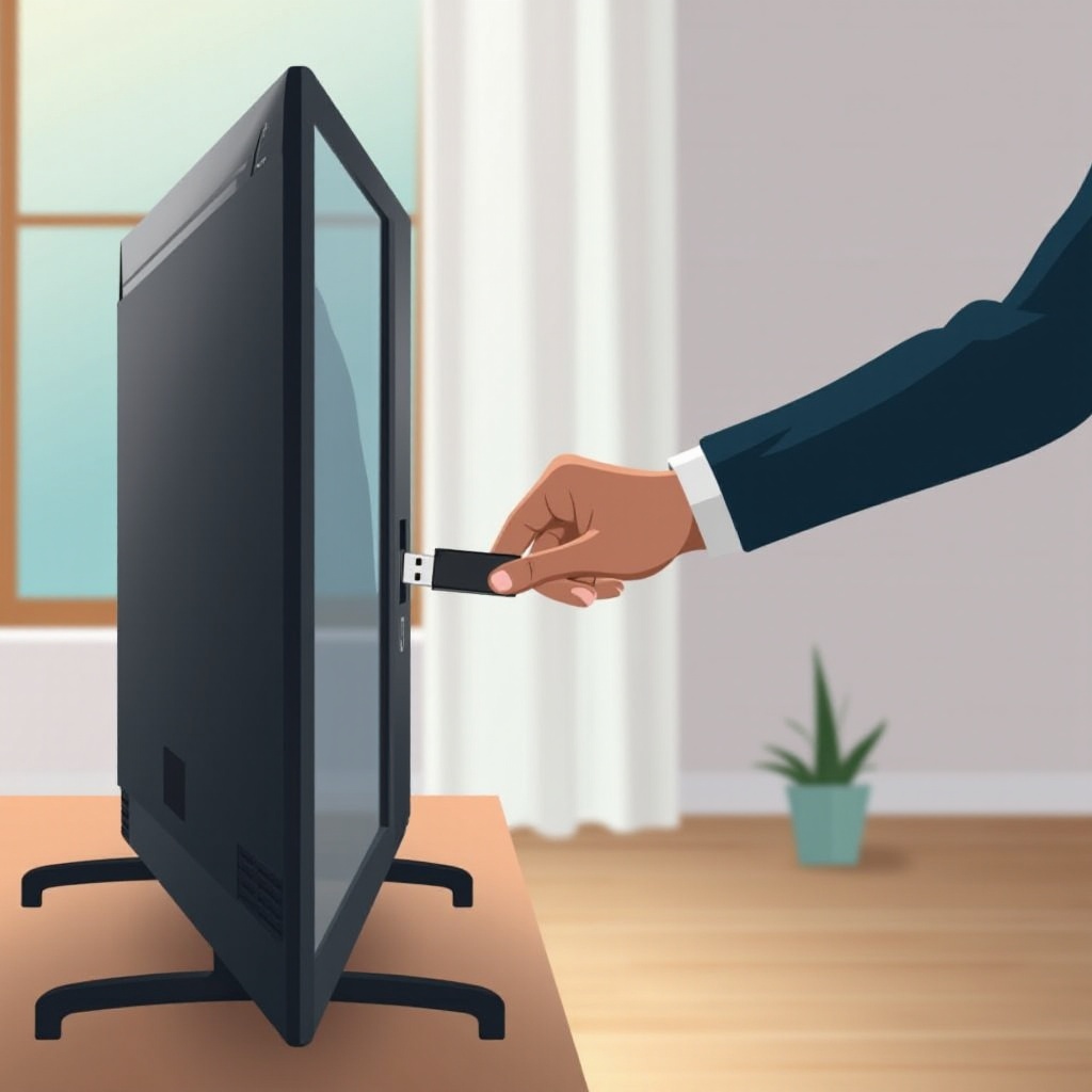 TV의 USB 포트는 무엇을 위한 것인가요